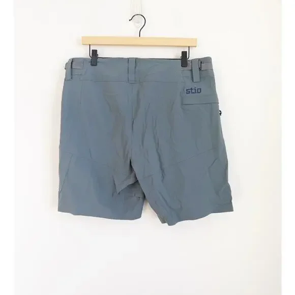 NWT Stio Men's OPR Shorts in Stormy Weather Size 36" 9" inseam - Picture 3 of 3